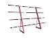 Ограждение кровли на Фальц H=1200мм L=2000мм Оптимальное RAL 3003 (3 Трубы)
